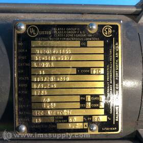 L4006a Baldor Explosion Proof Hazardous Location Electric Motor Usip