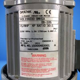 H2l22r030-bmh1a Brother 1-phase Induction Motor 1720 Rpm 1/8hp Usip