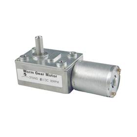 Chancs Gm1037006030-1 370wg Dc Worm Gear Motor 6v 30rpm Self-locking Reversible Reducer Electric
