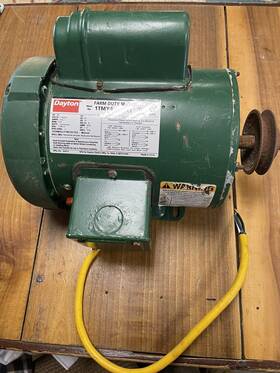 1tmy4 Dayton High Torque Farm Duty Motor Capacitor-start 3/4 Hp 115/230v Ac Usa
