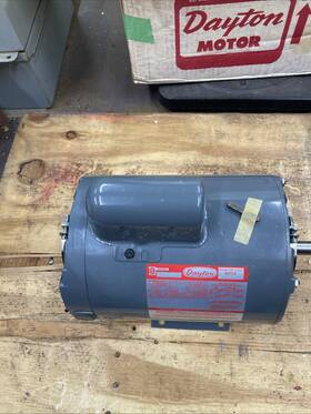 Dayton 5k432e 1 Hp 1725 Rpm 115/230v Motor 5/8 Inch Shaft