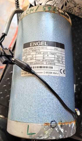 D-65396 Engel 8070/4-ig7.5 Elektromotoren Gnm Dc-motor 24v 3000rpm