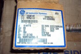 5ksm81ffl3003s Ge 5ksm81ffl3003 Motor1/47 Hp Unit Bearing 1550 Rpm 230 V 50/60 Hz Ccw