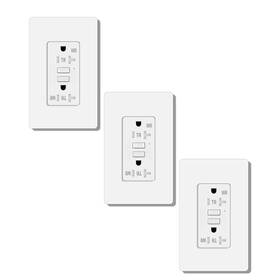 Atusel-hy-gfci-20d-3pc-amz Kcmytoner Gfci Outlet 20 Amp Thinner Design 3pk White Electrical Wea Atusel-hy-gfci-20d-3pc-amz Kcmytoner Gfci Outlet 20 Amp Thinner Design 3pk White Electrical Wea