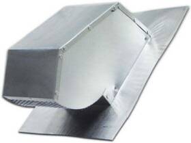10663525 Lambro 109r Round Aluminum Roof Cap With Damper And Screen Fits 4 Inch Dia. Duct