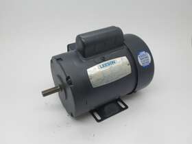 100955.00 Leeson Motor 1/3hp 1725rpm 115/208-230v J48 Tefc 1ph 6.2/3.1a 60hz Used