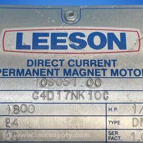 108051.00 Leeson Electric Co Dc Motor Fnip