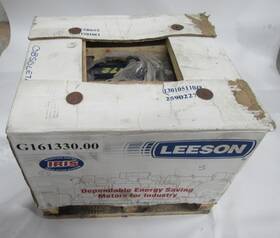 G161330.00 Leeson 5hp 3510rpm 208-230/460v 184t Tefc 3ph 13-12-6a 60hz New