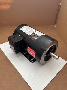 Y536 Marathon Ac Induction Motor Black Max 230/40v 3ph 1hp 143tc Frame