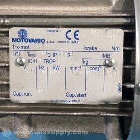 S63b4 Motovario Asynchronous Motor Usip