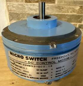 33vm52-000-14 Pacific Scientific / Micro Switch 33vm52 020 9 Dc Control Motor Analog