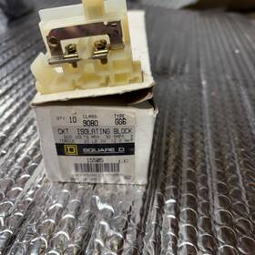 10785901155055 Square D Class 9080 Type Gg6 Cot Isolating Block. Box Of 10 A13 Nos