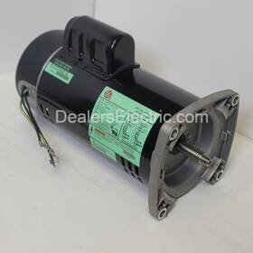 U.s. Motors/nidec Js1502-2v-skd U.s. 1.5 Hp 3600rpm Odp 115/230v 48y Square Flange Round 1 Phase Motor Js1502-2v