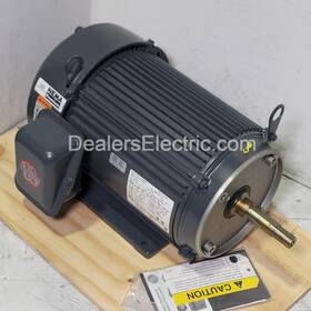 Uj10p2dm U.s. Motors/nidec 10 Hp 1800 Rpm Tefc 208/230/460 Volts 215jm Footed 3 Phase Motor