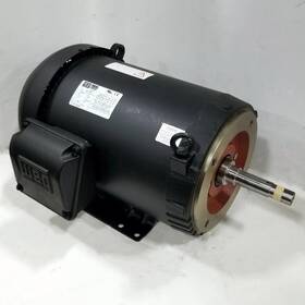 Weg 01018et3e215jm-s 10 Hp 1800 Rpm Tefc 208/230/460v 215jm Footed 3 Phase Motor