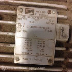 Weg Bl-10-36-215t 10 Hp Induction Motor Usip