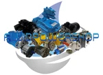 New Aftermarket Parker TE0260AS100AAAB Motor. Fixed Price $306.00.