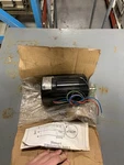 New Bodine Electric 34R6BFPP Motor 2295NR. Fixed Price $233.33.