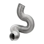 Lambro 301 Flexible Semi-rigid Duct, In, 8 Ft L, Aluminum. Fixed Price $22.68.