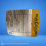 Baldor VM37 097 Fnob. Fixed Price $357.00.