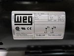 13L302, Air Compressor Motor: Cap-start/run, 6 3/8 Hp, 3,450 Weg, New, Surplus. Fixed Price $370.00.