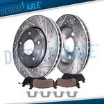 308MM Rear Drilled Rotors Brake Pads For Nissan 350Z Infiniti G35 G37 M35 M45. Fixed Price $84.40.