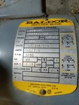 Baldor L3513T 1.5 Hp Single Phase Industrial Motor And Slide Base. Fixed Price $275.00.