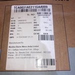 Marathon Motors TCA0031AE211GAA009 Metric MOTOR,4 HP,3,499 RPM,230/460V 55AY74. Fixed Price $500.00.