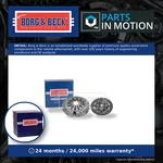 Clutch Kit Piece (cover+plate) 190MM HK2582 Borg & Beck Top Quality Guaranteed. Fixed Price $98.02.