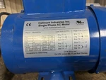 Hallmark Motor 1/3 Hp Electric Duel Voltage Single Phase. Fixed Price $225.00.