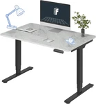 E6 3-STAGE Dual Motor Electric Standing 48 X 30 Sit Up Desk, Holds 22. Fixed Price $612.99.