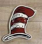 Dr Seuss Cat In The Hat Wall Clock By Trend Lab, Very Rare. Fixed Price $29.99.