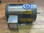 New Baldor Washdown Motor CSWDM3546 208-230/460V 1HP 56C 1725RPM 5/8 Shaft. Fixed Price $475.00.
