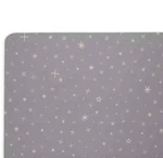 Bedding Babyletto Mini Crib Sheet Fitted Galaxy Galactic Grey Stars Starburst. Fixed Price $27.99.
