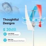 24V 400W Wind Vertical 3 Phase Power Generator Small Turbines. Fixed Price $147.10.