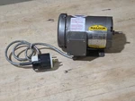Baldor .13HP Phase Motor For 42, 1725RPM 3/8" Shaft. Fixed Price $74.99.