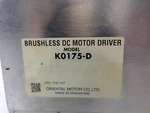 Oriental Motor K0175-D Drive. Fixed Price $27.99.