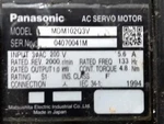 Panasonic Matsushita Ac Servo Motor MDM102Q3V. Fixed Price $1250.00.
