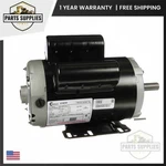 B813 Century 1-PHASE 5HP 230V 3450RPM Y56HZ Frame Motor For Piston Compressor. Fixed Price $539.12.