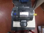 Dayton 5HP Industrial Motor 208-230/460/60/3 RPM:1750/1-SPEED Single Shaft (t). Fixed Price $520.00.