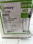 Century D1036 1/3 Hp 1075RPM 3-SPEED 48FRAME 230V Direct Drive Furnace Motor. Fixed Price $109.95.
