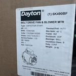 Dayton Belt Drive Motor Speed Proof Base Mount 1/3 Hp 115/230V Ac 6K490BF New. Fixed Price $203.59.