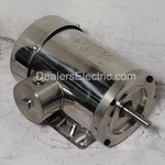 Teco .75 Hp 3600 Rpm Tefc 230/460V 56C Stainless, Footed Phase Motor WFR0/72C. Fixed Price $300.00.