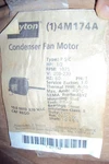Dayton 4M174 Motor 1/2 Hp ,1075 Rpm 208/230 Ph 48YZ Cw/ccw Hvac/r. Fixed Price $109.95.