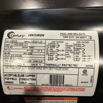 Century Pool Pump Motor 1HP Model H635 3450 Rpm 208-230/460 Frame R56Y Type Sc. Fixed Price $388.25.