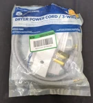 WX09X10002 Dryer Power Cord 3 Wire 4 Feet Universal Genuine Oem. Fixed Price $6.99.
