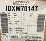 Baldor, IDXM7014T, 1HP 1760RPM 143TC Xpfc 3PH Explosion Proof Motor. Fixed Price $850.00.