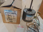 Ao Smith FDL1036 MOTOR,1/3 Hp 1075 Rpm 115V. Fixed Price $51.80.