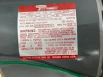 Dayton Wattrimmer Tenv Air-over Fan Duty Motor 3M830 HP1/6 RPM1075/2SPD FR48Y. Fixed Price $79.99.