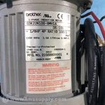 Brother G3K22N100-BMH1A Induction Motor, 1-PHASE, 1/8HP, 4P Usip. Fixed Price $456.96.